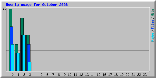 Hourly usage for October 2026